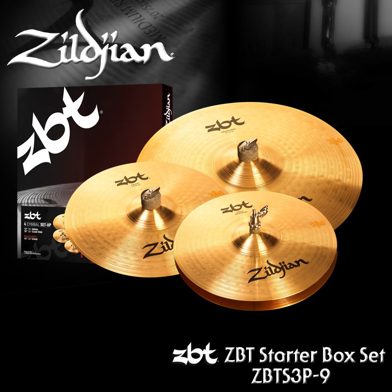 Zildjian ZBT Starter Box Set ZBTS3P-9